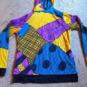 Nightmare before Christmas Jack and Sally reversible jacket